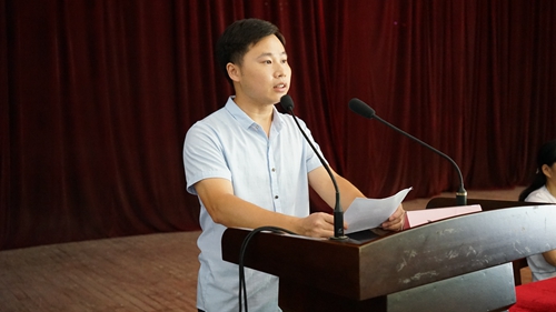 3、教师代表机电工程学院陈土军老师发言