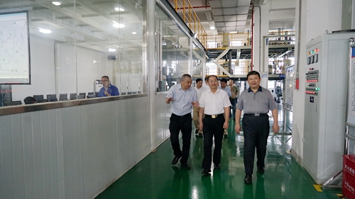 株洲市委常委、宣传部长聂方红一行实地考察“模拟信号+现场真实设备”煤制甲醇仿真实训工厂